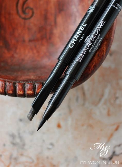 signature de chanel eyeliner how to use|chanel stylo waterproof eyeliner.